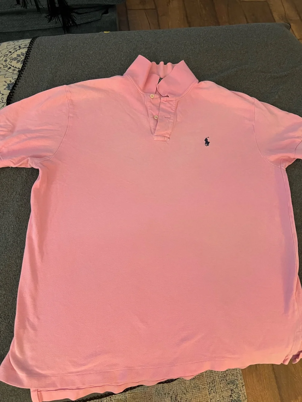Ralph Lauren Polo Short-Sleeve Knit — Light Blue & Coral Pink Set of 2 size XL